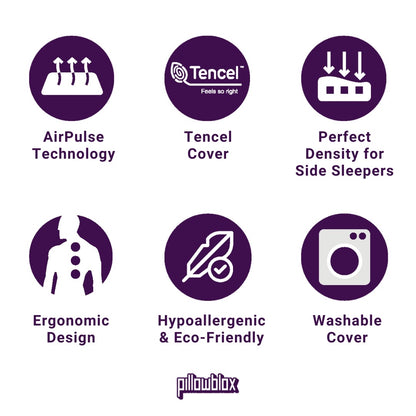 Pillowblox Bolster with Natural Latex & Airpulse Technology