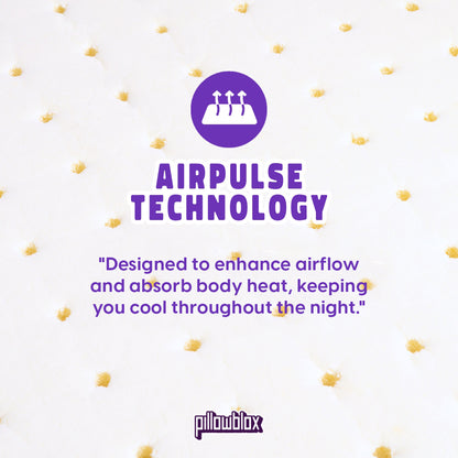 Pillowblox Bolster with Natural Latex & Airpulse Technology
